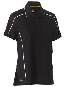  Cool Mesh Polo with Reflective Piping