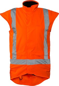 STORMPRO SAFETY VEST , FLEECE LINE, TTMC. - X-Back